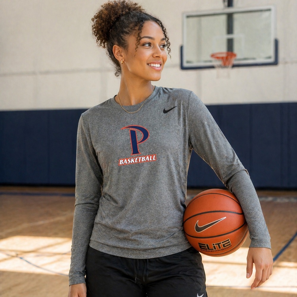 Pepperdine Waves Authentic Team Issue L/S Basketball Shirt (Women's Small) Gray